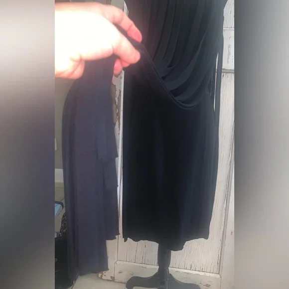 Vintage Black Fringe Dress by Junior Accents - Picture 3 of 5